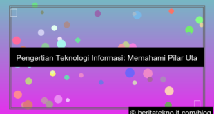 pengertian teknologi informasi