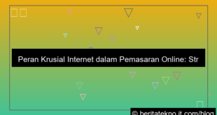peran internet dalam pemasaran online