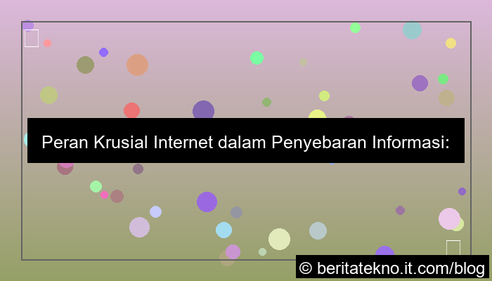 peran internet dalam penyebaran informasi