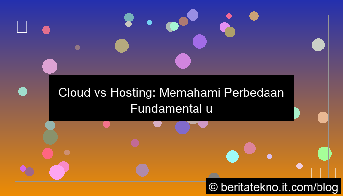 perbedaan cloud dan hosting