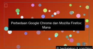 ilustrasi perbedaan google chrome dan mozilla firefox