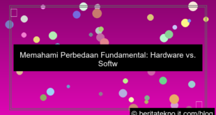 ilustrasi perbedaan hardware dan software