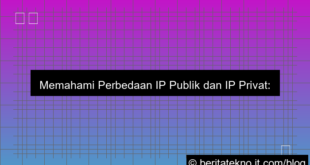 desain perbedaan ip publik dan ip privat