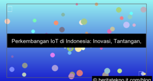 perkembangan iot di indonesia