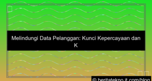 perlindungan data pelanggan