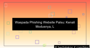 phishing website palsu