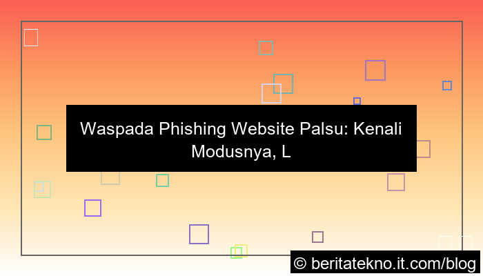 phishing website palsu