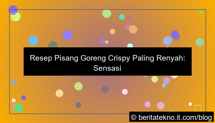 grafik pisang goreng crispy
