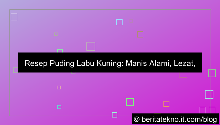 puding labu kuning