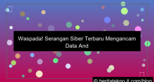 visual serangan siber terbaru