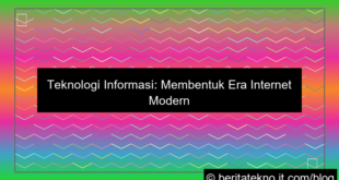 grafik teknologi informasi di era internet