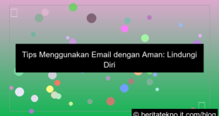 grafik tips menggunakan email dengan aman