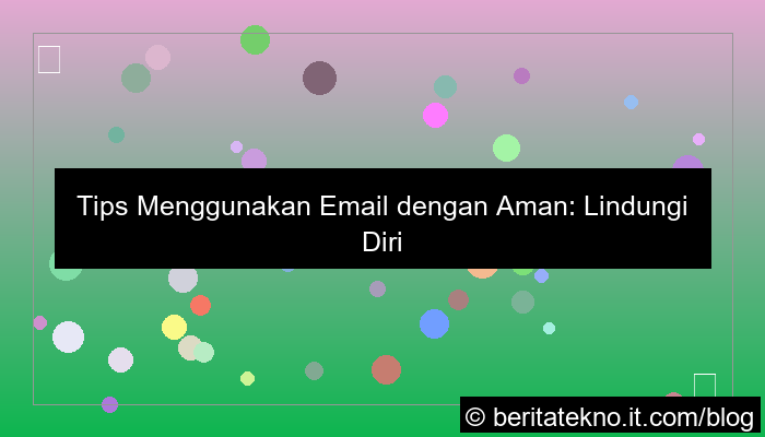 grafik tips menggunakan email dengan aman