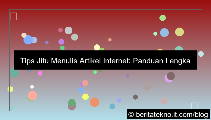 desain tips menulis artikel internet