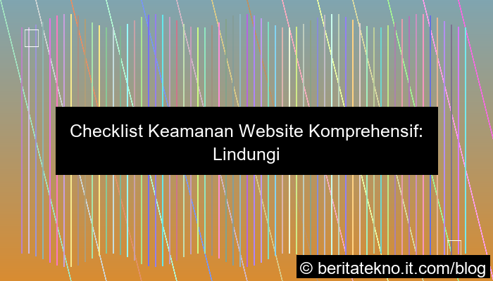 website security checklist